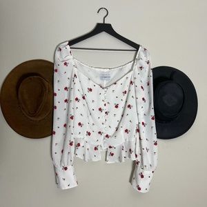 Lioness Long Sleeve Floral Top